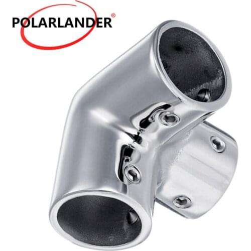 25mm Pipe 1"/25mm Tubing Hardware Rail Fittings Silver Boat Hand Marine 316 Stainless Steel 3 Way Corner Elbow 90 Degree