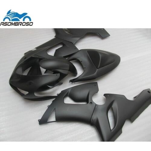 High Quality Motorcycle Bodyparts for Kawasaki Ninja ZX6R fairing kit 2005 2006 matte black fairing set zx6r 05 06 BN55