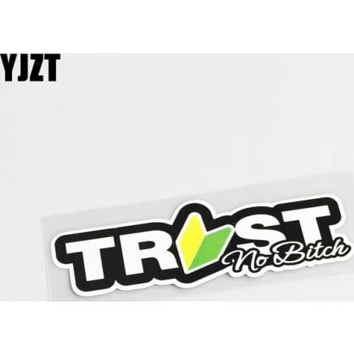 YJZT 13.8CM*4.1CM Fashion JDM Motorcycle Car-styling Decor Car Sticker Decal PVC 13-0394