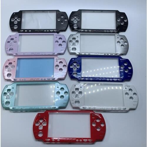 Replacement for PSP 2000 for PSP2000 slim Front Cover Faceplate Housing Shell with logo Proctector Game Console