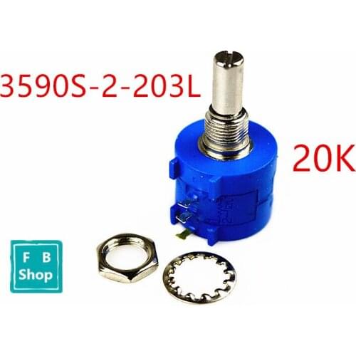 1PCS 3590S-2-203L resistance 20K ohm Potentiometer Adjustable Resistor