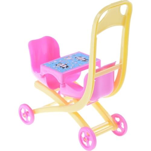 1PCS Hot Sale Stroller Double Pram accessories for Kelly doll play house toy Dolls Accessories 16*14*7cm