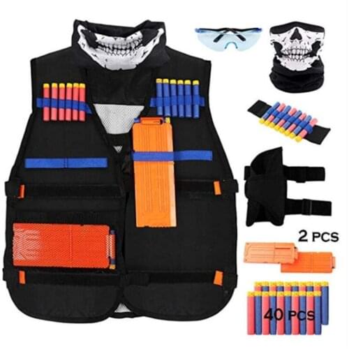 Suits for Nerf Gun Accessories Tactical Equipment Gun Shuttle Bullet Bullet Clip Compatible for Nerf Gun Child Outdoor Toy
