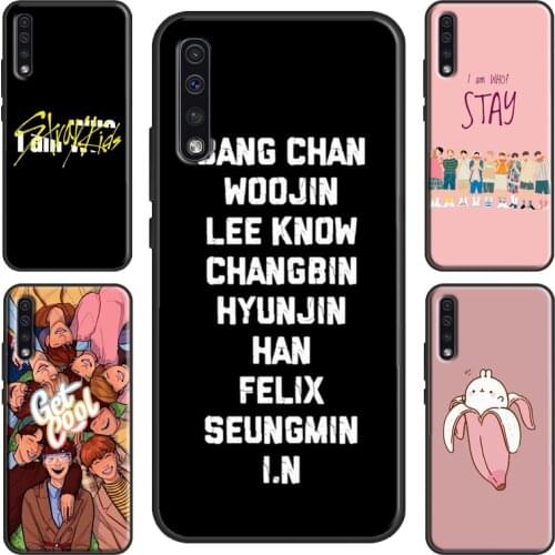 KPOP STRAY KIDS SKZ Case For Samsung A52 A72 A42 A32 A12 A51 A71 A50 A70 A02S A21S S20 Plus FE S21 Ultra Cover