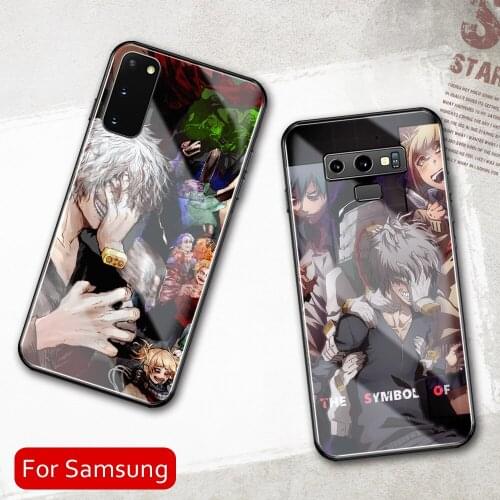 Tempered Glass Cover For Samsung A50 A60 A70 A21 A31 A51 A71 A81 A91 4G 5G A50S A70S M40 M80S Plus Ultra Anime My Hero Academia