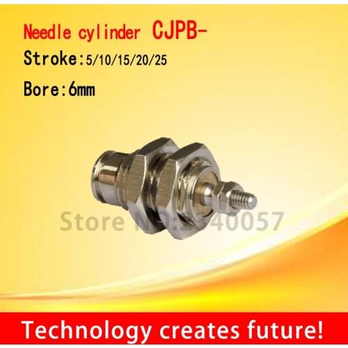 Pin cylinder CJPB smc type single acting spring return bore 6mm stroke 5/10/15/20/25mm micro pneumatic cylinder