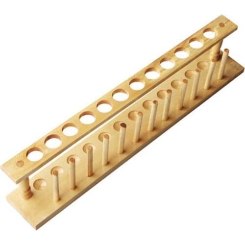 Wooden Test Tube Rack, 12Hole and Pins-Solid Wood ,tube box