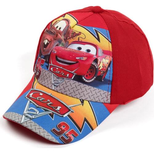 Hot 12Styles Children 95Cars Anna Elsa Mickey Minnie Dog Cartoon Baseball Cap Caps Baby Girls Boys Adjustable Kids Princess Hats