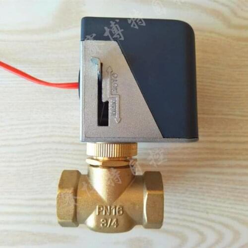 Electric two way valve solenoid valve central air conditioner fan coil electric valve VA-7010-8003