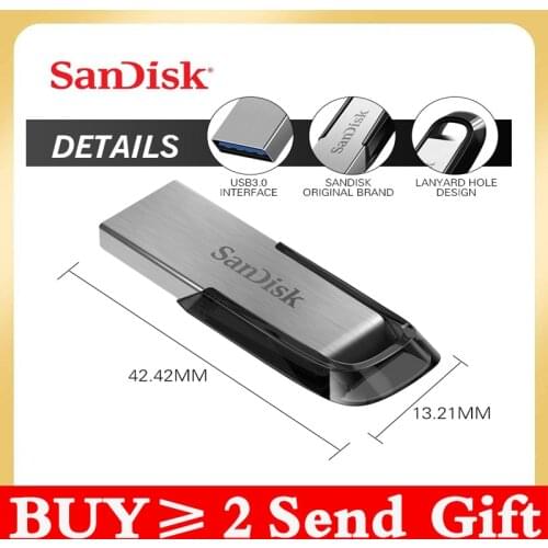100% Original SanDisk USB 3.0 USB Flash Drive CZ73 32GB 64GB 128GB 256GB Pen Drive Memory Stick Black U Disk Mini Pendrive