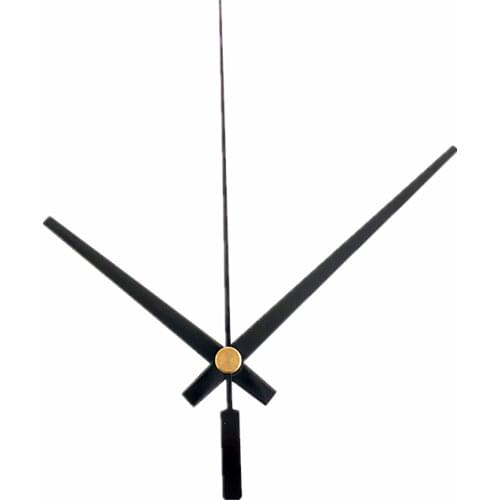 Wholesale 50Sets Black Quartz Clock Metal Arrows Clock Hands for DIY Wall Clock