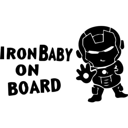 Creative Baby on Board Car Sticker Side Door Sticker Waterproof Decal Accessories Decoration Vinyl for RV BMW KIA,20cm*12cm