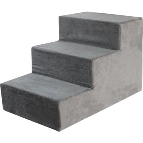 Dog Stairs Dog Ladder Pet 3 Steps Dog Stairs For Small Cat Pet Ramp Ladder Pet Stairs Sponge Ladder For Pet Climbing Sofa Or Bed