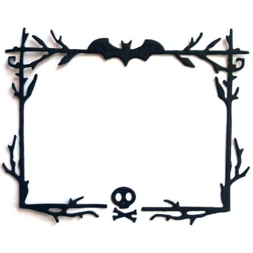 SHINECRAFT Metal Cutting Dies Cut Halloween Frame Card Envelope Set Scrapbooking Paper Craft Handmade Album Punch Art