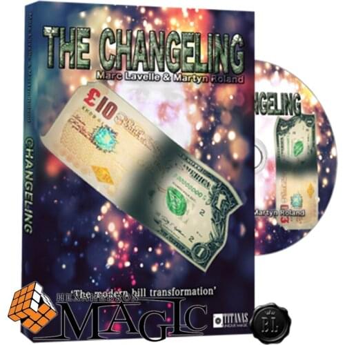 2017 New Changeling (DVD and Gimmicks) by Marc Lavelle and Titans close-up card magic trick products murphys / wholesale