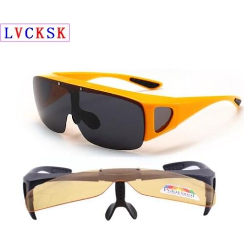 Myopia Cover Polarized Sunglasses Women Men Fishing Driveing Eyeglasses Sport Goggle Night Vision Spectacles 5Color UV400 N5