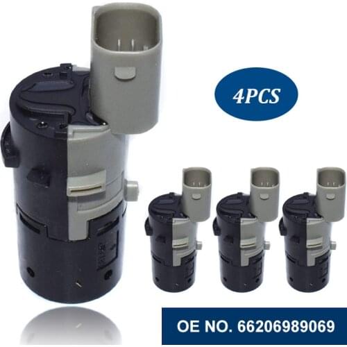 4PCS Car Parktronic PDC Parking Sensor For BMW X3 X5 E39 E53 E60 E61 E63 E65 E83 Reverse Backup Parking Assistance 66206989069