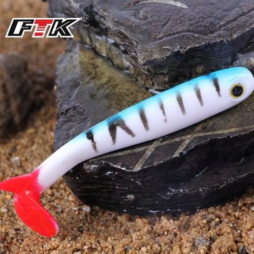 T-tail bait Fishing bait Lua soft bait bionic PVC bait fly fish t-tail maggot fly mino bass BaitCraws Bass Bait Panfish Carp