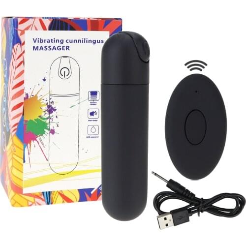 Remote Controller Bullet Vibrator 10 Modes Portable Mini Pocket Vagina Stimulator Waterproof Powerful Adult Sex Toys for Women
