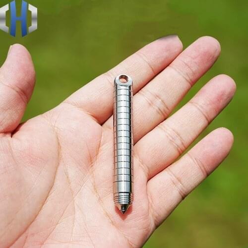 Mini Titanium Pen Defensive Pen Tactical Pen Multi-function Tool With Self-defense Survival Broken Window Pen