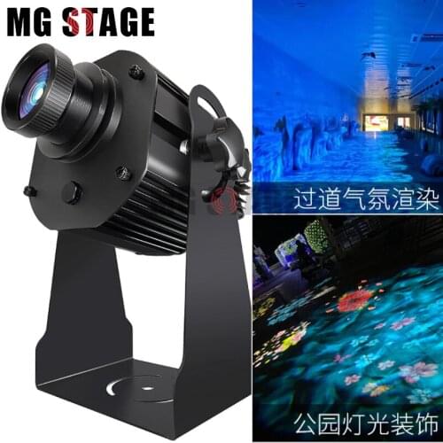 Outdoor Decoration Water Wave Projection Lamp Dynamic Water Ripple Light projection lamp ocean pattern for bar party ktv stage