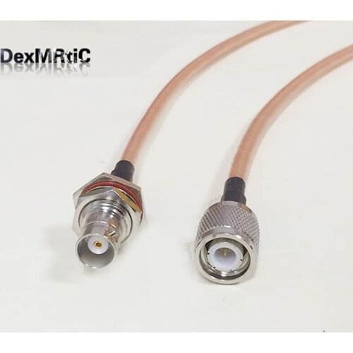 High-Quality Low-Loss BNC Female Jack Switch TNC Male Plug RF Pigtail Cable RG142 50CM 20"/100CM Adapter wholesale price