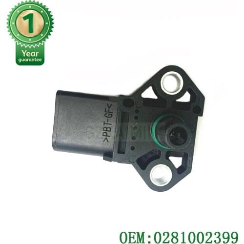 High Quality Auto Parts OEM 0281002399 038906051B MAP Intake Manifold Air Pressure Sensor For Audi For GOlf