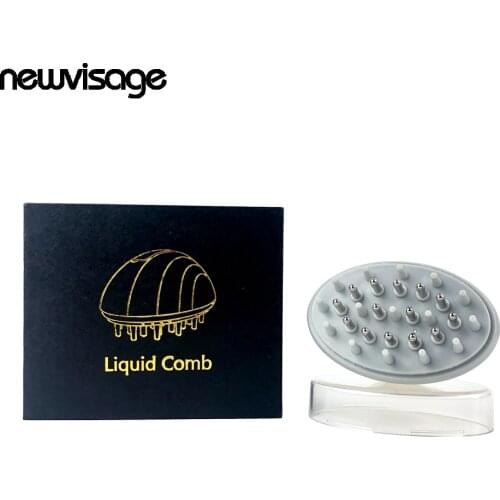 Liquid Comb Rolling Beads Roller Massage Non-electric Scalp Massager for Hair Growth Anti Hair Loss Serum Oil Brush Regrowth