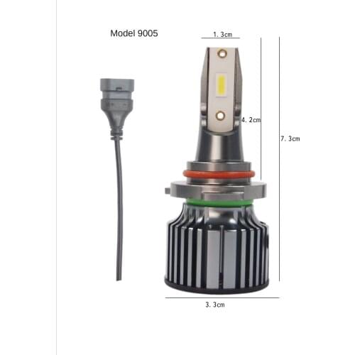 1 Pair Universal 48W Car Headlight H1 H7 H11 9005 9006 H4 6000K X6 Series CSP Chip For Automobile Refitting LED headlamp