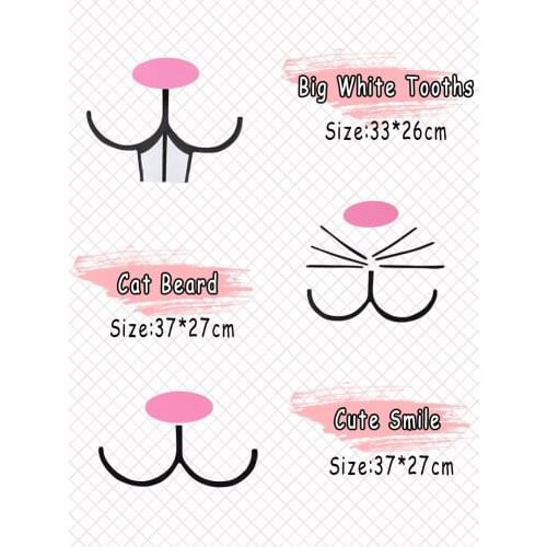 1 Piece Cute Car Stickers Creative Personality Lovely Cartoon Scratches Hood Cover Stickers Decoration