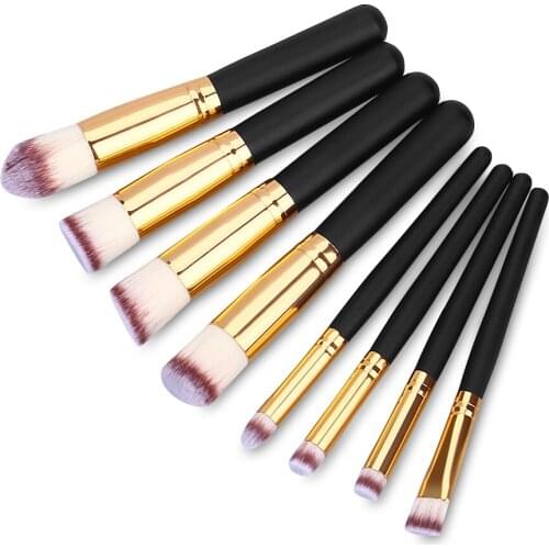 8pcs Portable Cosmetic Makeup Tool Powder Foundation Brush