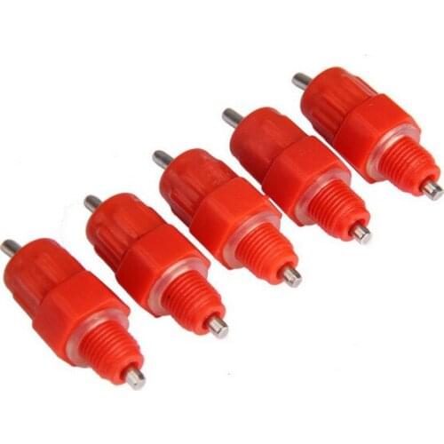 800 PCS Chicken nipple drinkers Red Ball nipple Chicken feeder Hanging drinking cup Chicken Equipment