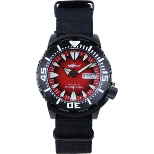 HEIMDALLR Mens Diver Watches Men Automatic Watch Sport Dive 20Bar Waterproof Self Wind Mechanical Wristwatch C3 Luminous Sapphir