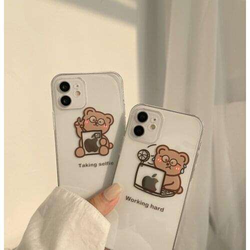 Phone case mobile shell for iphone11 XR XS 7/8/SE 2020 11pro Xs 7p/8plus X/Xs 12 12pro/max 12mini ins cute girl cartoon