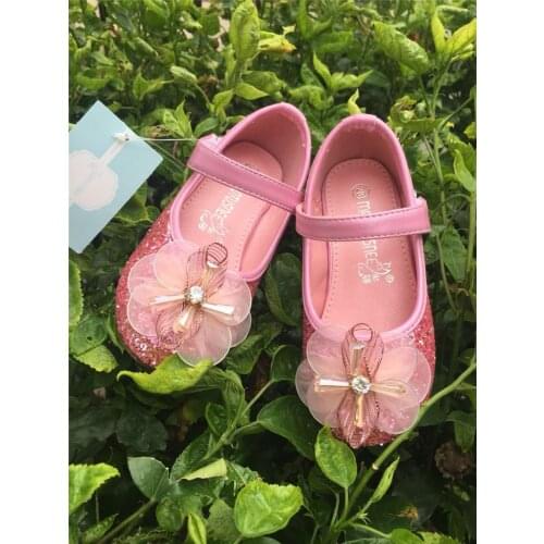 Children Princess Shoes New 2018 Spring Girls Sequins Girls Wedding Party Kids Dress Shoes for Girls School Sandals