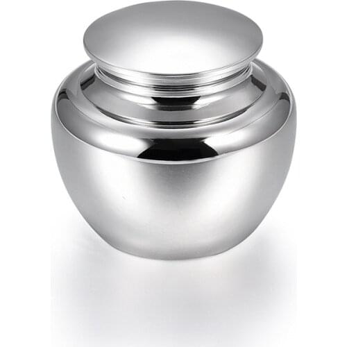 IJU036 Coffee Gold Mini Keepsake for Human Ashes Elegant Apple Shape Small Cremation Urns&Jars