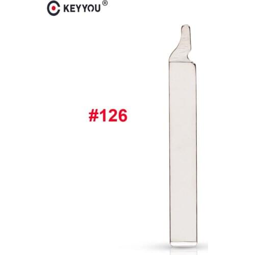 KEYYOU #126 Blank Uncut Key Blade For 2015 Chevrolet Cruze Buick Excelle Regal Flip Remote Key Blade