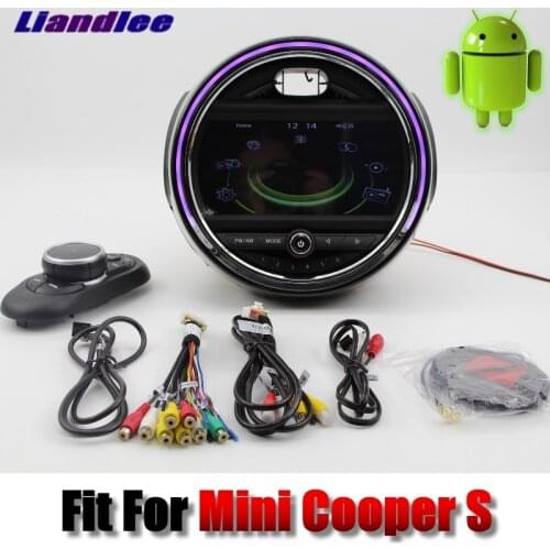 Liislee For Mini Cooper S 2016 2017 2018 Car Multimedia Player NAVI Android With iDrive Button Car Radio GPS 4G SIM Navigation