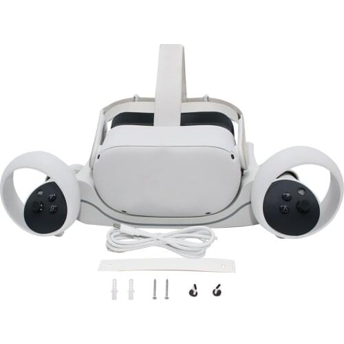 Magnetic Charging Dock for Oculus Quest 2 Charger Adapter Station Portable VR Wall Mount Storage Stand for Quest2 VR Accessories