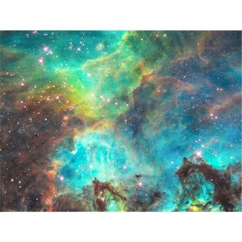 Full Diamond Painting Set Landscape Diamond Embroidery Cross Stitch Starry Sky Pictures of Rhinestones Mosaic Wall Art