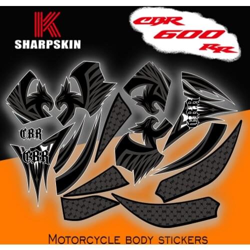 Fairing protection sticker motorcycle decoration reflective decal modified appearance film for HONDA CBR600RR F5 2007-2012