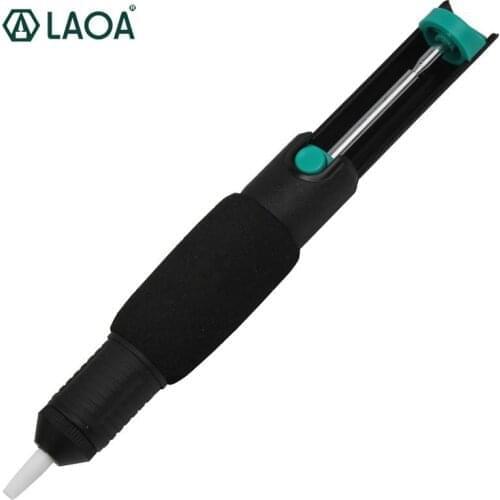 LAOA Double Ring Anti Skid Tin Solder Soldering Iron Pen Hand Tools Desoldering Pump Desoldering Gun