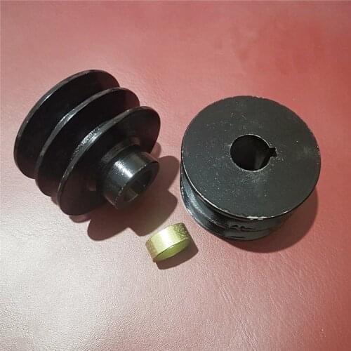 Belt Pulley Wheel with 13mm or 17mm Double Groove dia. 70mm fits 168F/170F/GX200 Gas Engine 20mm Dia. Shaft