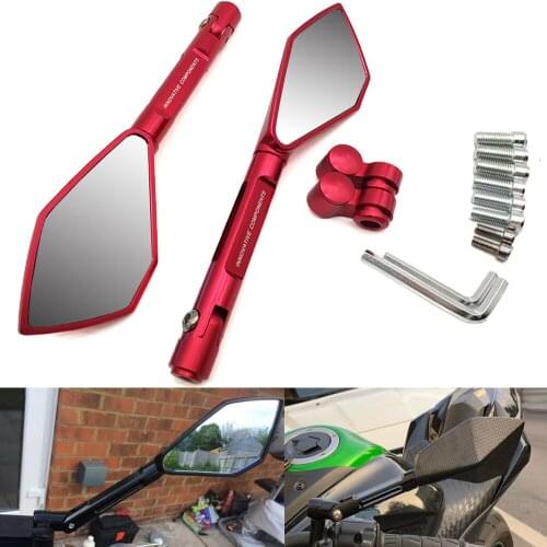 CNC Universal Motorcycle Mirror Rearview Side Mirrors Motorbike Accessories For Honda VT1100 GROM MSX125 msx 125 forza 300