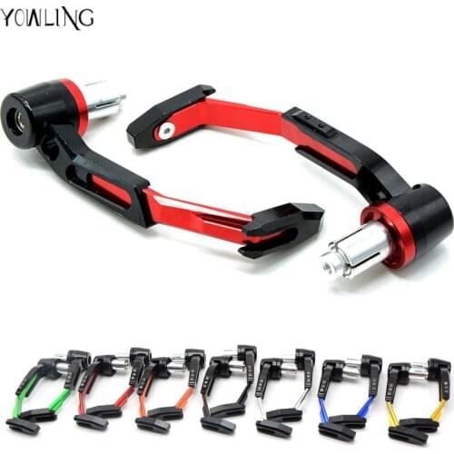 Universal 22mm CNC Handlebar Protector Brake Clutch Protect Lever Guard Proguard For Yamaha FZ1 FZ6 FZ6R FZ8 YZF-R125/125R R3 r1