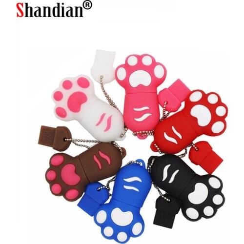 SHANDIANCartoon Cat Claw Usb flash drive 4gb/8gb/16gb/32gb /64gbcats claw usb flash drive usb,pendrive/car/gift/disk