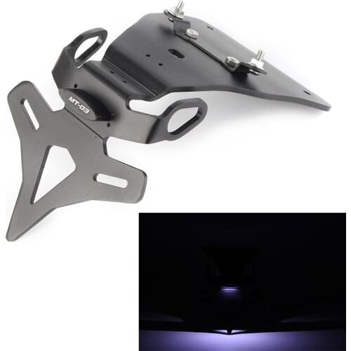 Motorcycle Rear Fender Eliminator License Number Plate Holder Bracket Kit For Yamaha MT-03 MT03 2015 2016 2017 Aluminum