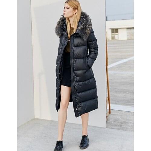 Fur CollarWomen Down Coat Long Winter Coat Plus Size Winter Down Jacket Custom made Any SIze Reserved for Margarita Khlystova