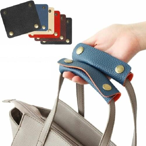 1 Pcs New Luggage Handle Protection Pu Leather Anti-strap Leather Pad Travel Protective Luggage Bag Strap Cover Bag Accessories