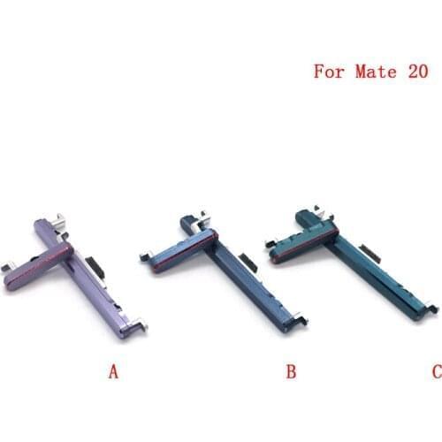 10PCS Original Power ON OFF Volume Up Down Side Button Key For Huawei Mate 20 Pro / Mate 20 X Volume Power Button Keypad